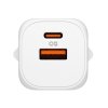 Ładowarka Sieciowa Spigen 35W 2-Porty USB-C + ASB-A Biała